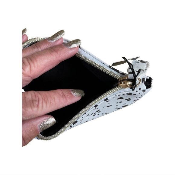 NWT Mollie Jacob Abstract Monochrome Pouch - Picture 3 of 4
